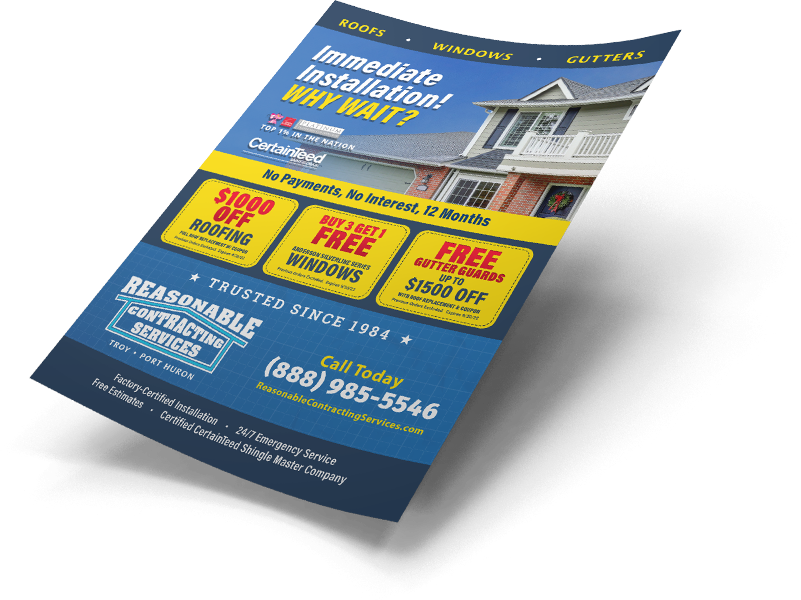 Coupon Books for Roofers